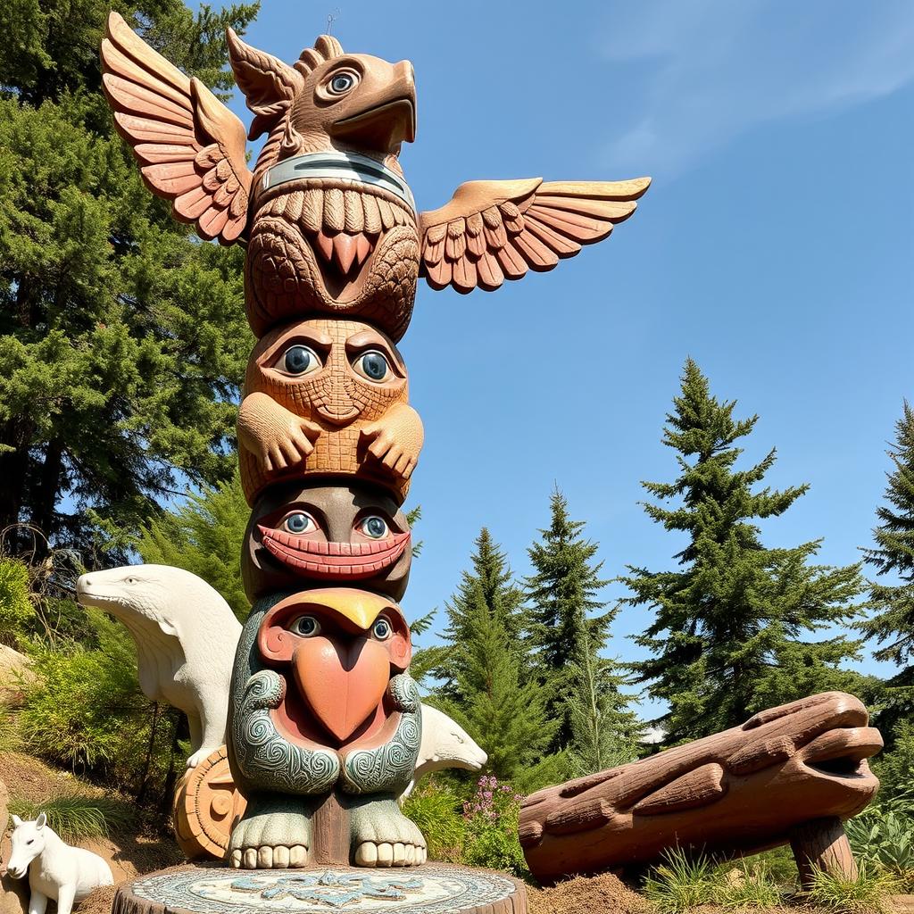 zwierzęta totemiczne rysunek