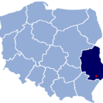 Park dinozaurów Krasnobród mapa