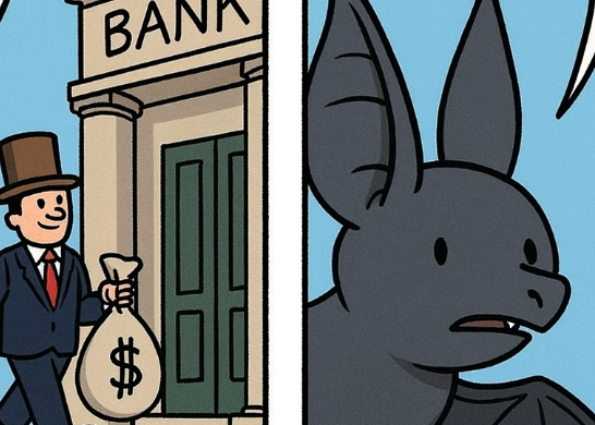 komiks z nietoperzami