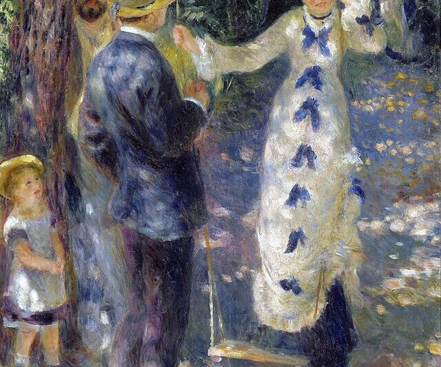 „Huśtawka” Renoira i niebieskie motyle