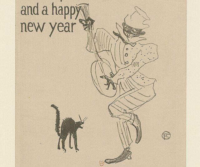 Toulouse Lautrec „Chat noir” (czarny kot)