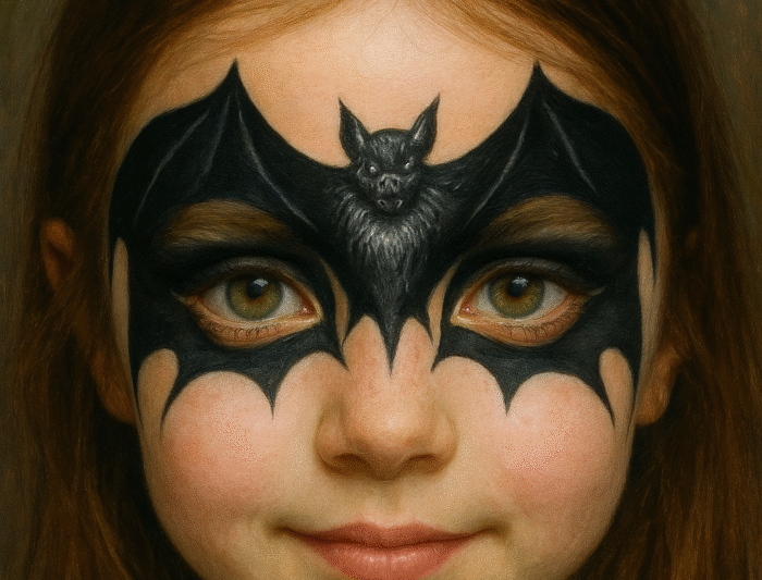 Nietoperz: malowanie twarzy