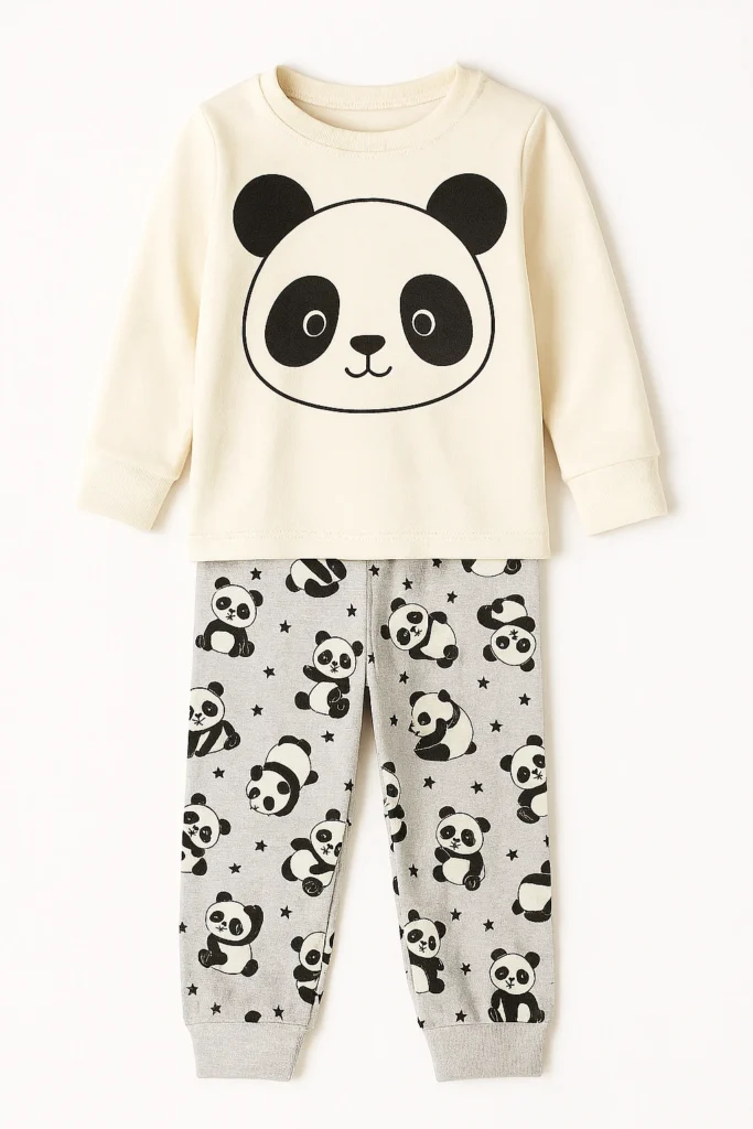panda pidżama