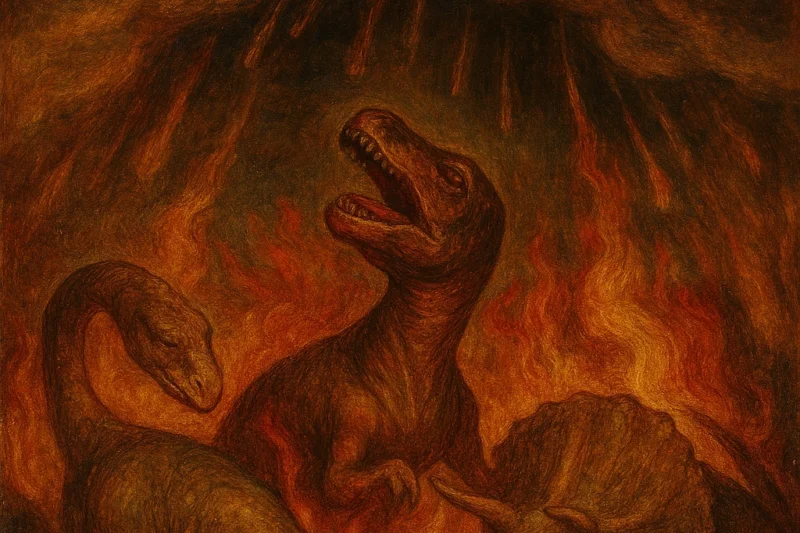 Wiersz o dinozaurach: „Pył po olbrzymach”