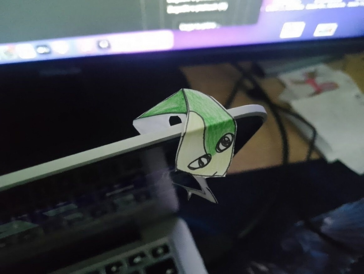 Zielony Wąż z Papieru