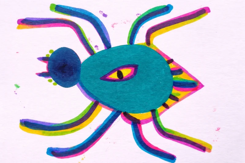 Jak narysować pająka