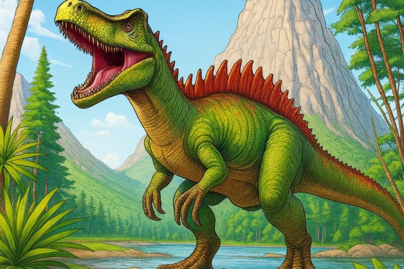 Spinozaur kolorowanka – kolorowanki Jurassic World