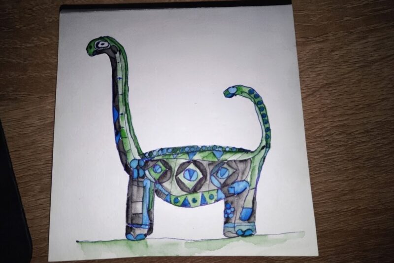 Jak namalować diplodoka