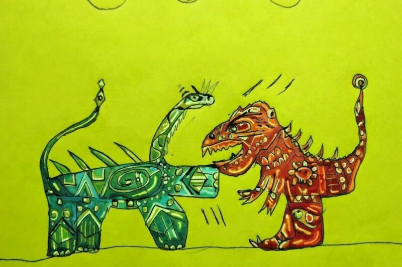 Diplodok vs tyranozaur