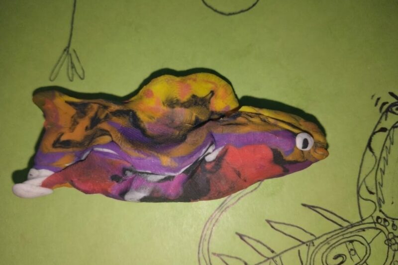 Jak zrobić rybę z plasteliny