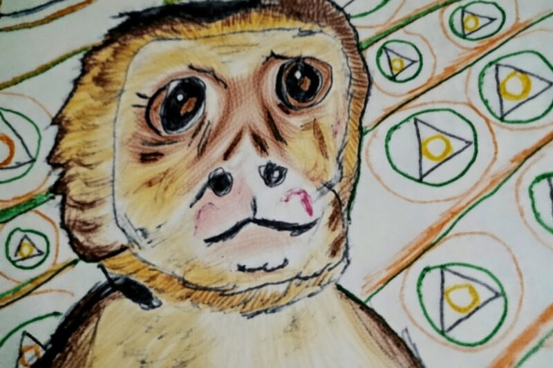 Jak narysować małpkę