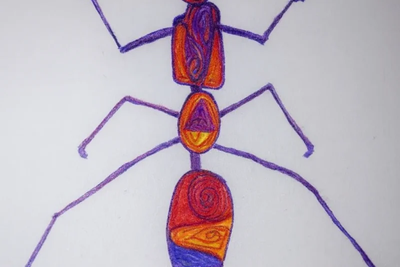 Jak narysować mrówkę