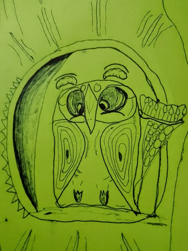 Magiczna sówka w dziupli – przód