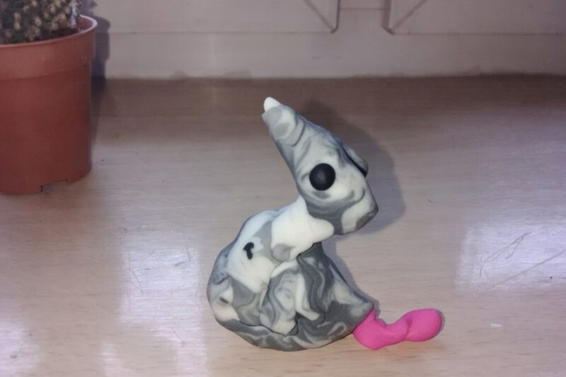 Szczurek z plasteliny